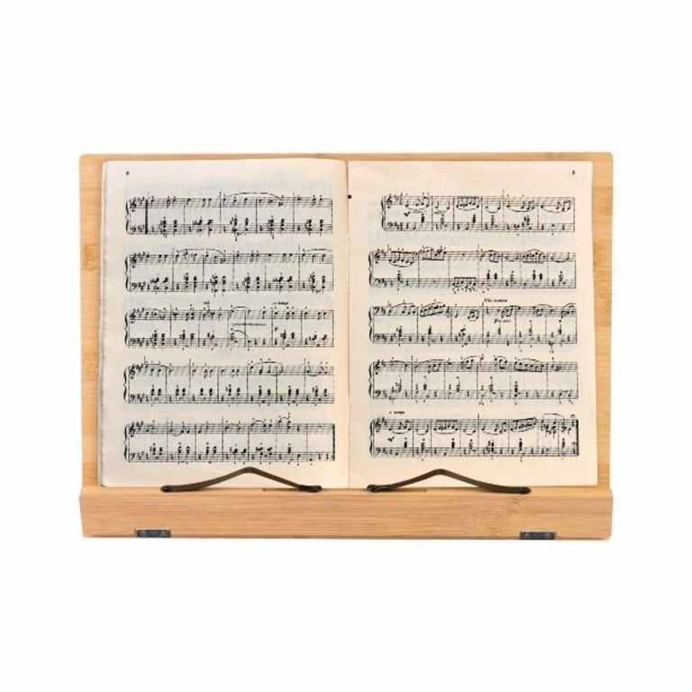 Stojak na książki, bambusowy, wymiary: 39 x 28 x 4,2 cm